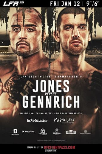 Poster for LFA 174: Jones vs. Gennrich