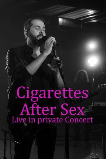 Poster for Cigarettes After Sex in Private Paris Concert