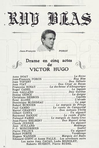 Poster for Ruy Blas
