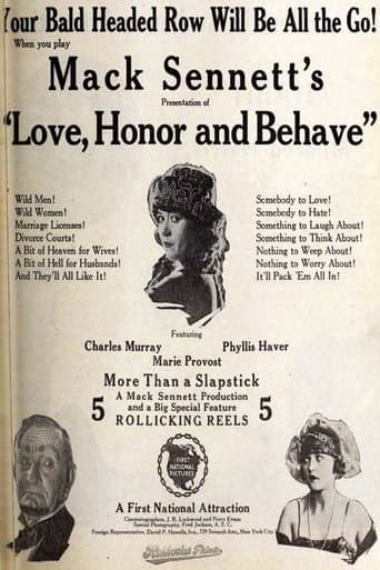 Poster for Love, Honor and Behave