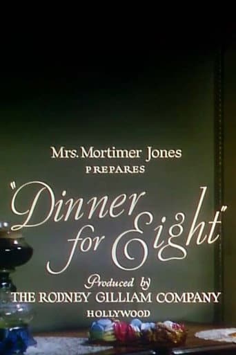 Poster for Mrs. Mortimer Jones Prepares "Dinner for Eight"