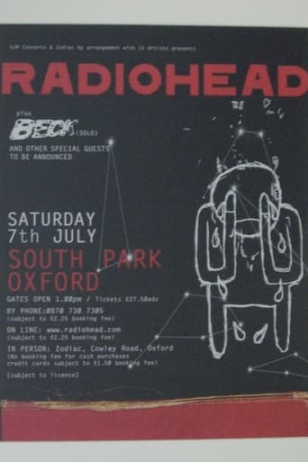 Poster for Radiohead - Live at South Park, Oxford (July 2001)