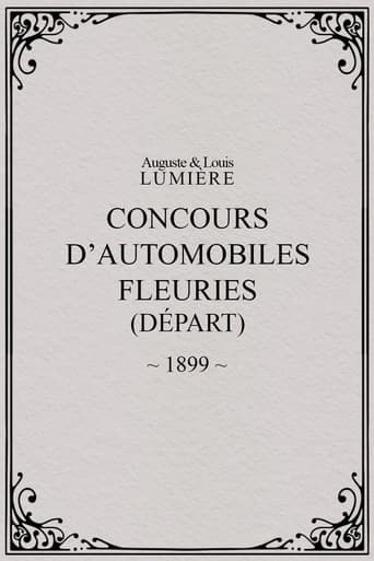 Poster for Fête de Paris 1899: Concours d'automobiles fleuries (départ)