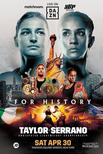 Poster for Katie Taylor vs. Amanda Serrano