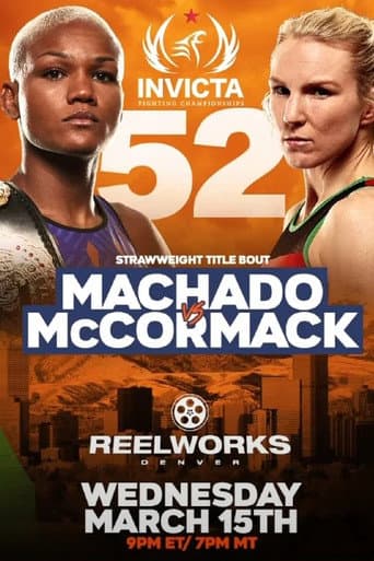 Poster for Invicta FC 52: Machado vs. McCormack