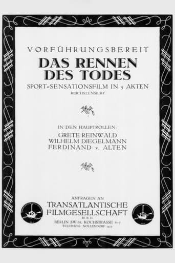 Poster for Das Rennen des Todes