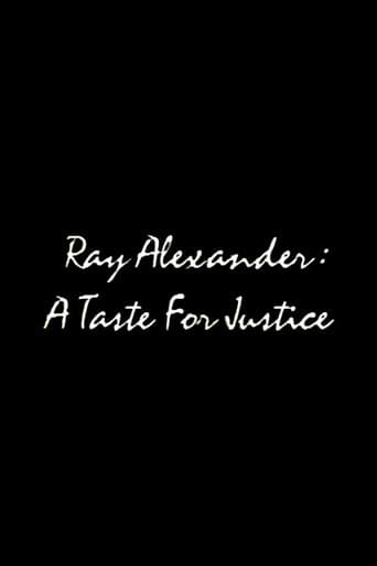 Poster for Ray Alexander: A Taste For Justice