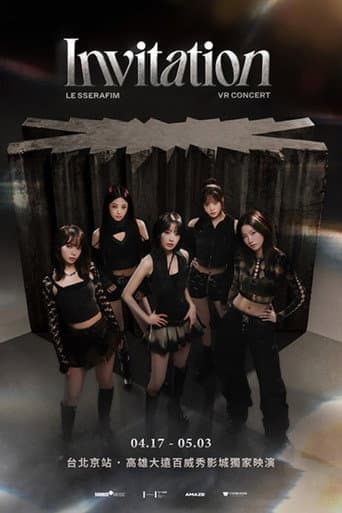 Poster for LE SSERAFIM VR CONCERT : INVITATION