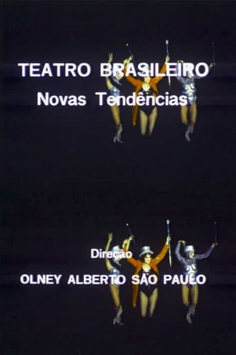 Poster for Teatro Brasileiro: Novas Tendências