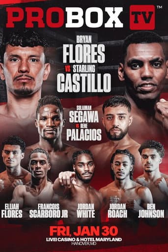 Poster for Bryan Flores vs. Starling Castillo