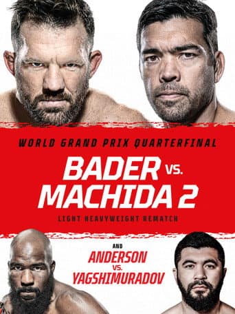 Poster for Bellator 256: Bader vs. Machida 2