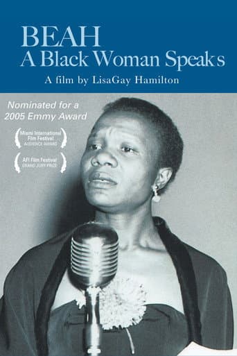 Poster for Beah: A Black Woman Speaks