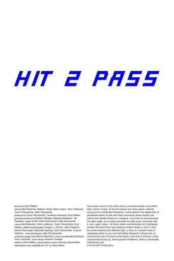 Poster for Hit 2 Pass
