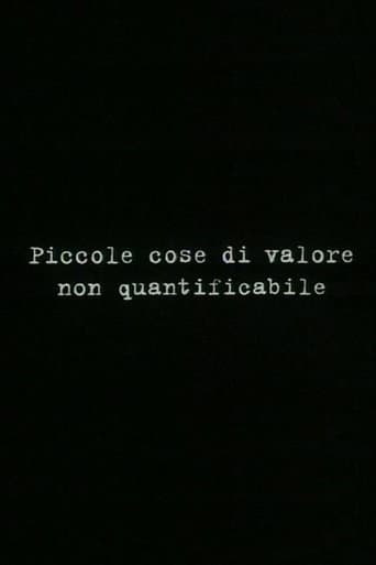 Poster for Small things of unquantifiable value
