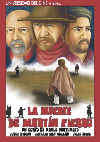 Poster for La muerte de Martín Fierro