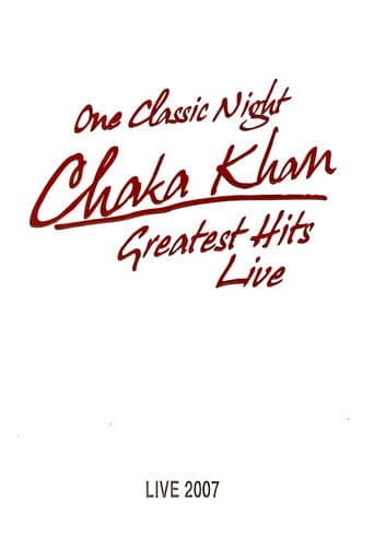 Poster for Chaka Khan: Greatest Hits Live
