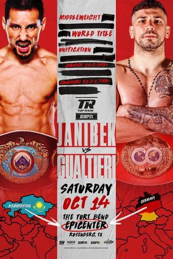 Poster for Janibek Alimkhanuly vs. Vincenzo Gualtieri