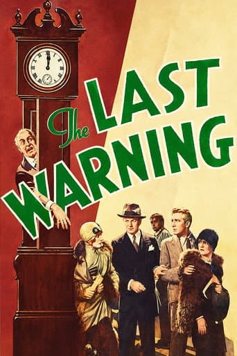 Poster for The Last Warning