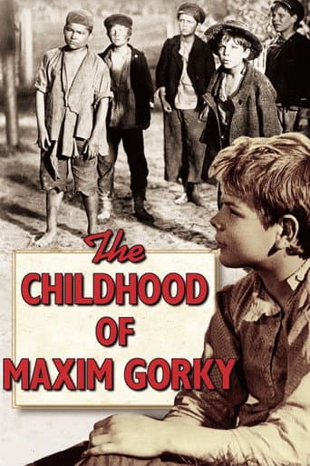 Poster for The Childhood of Maxim Gorky
