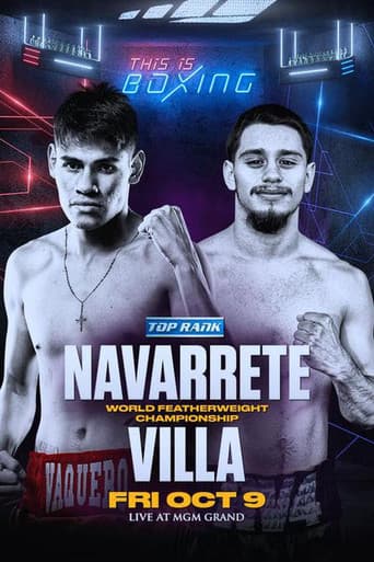 Poster for Emanuel Navarrete vs. Ruben Villa