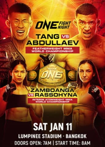 Poster for ONE Fight Night 27: Tang vs. Abdullaev