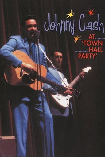 Poster for Johnny Cash at Town Hall Party 1958-1959