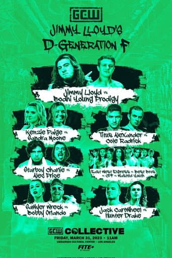 Poster for GCW Jimmy Lloyd's D-Generation F