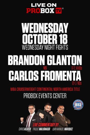 Poster for Brandon Glanton vs. Carlos Fromenta