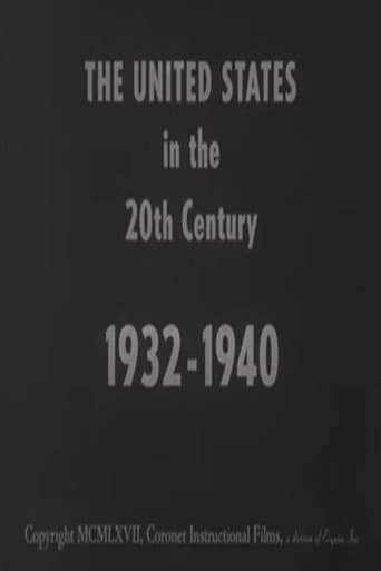 Poster for The United States in the 20th Century 1932-1940