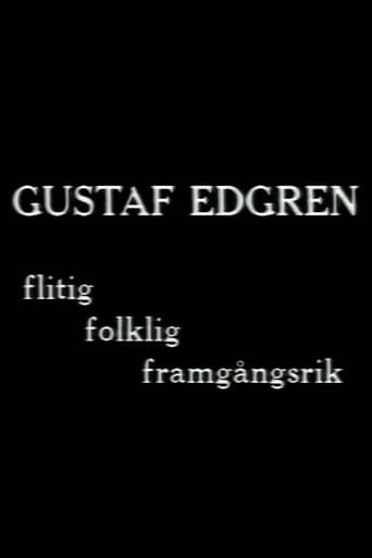 Poster for Gustaf Edgren - flitig, folklig, framgångsrik filmregissör