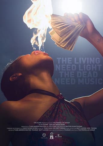 Poster for The Living Need Light, the Dead Need Music
