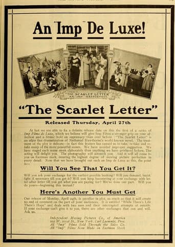 Poster for The Scarlet Letter