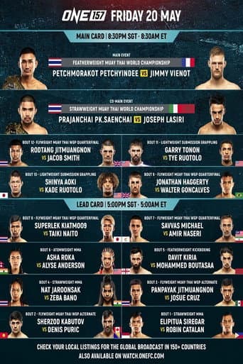 Poster for ONE Championship 157: Petchmorakot vs. Vienot