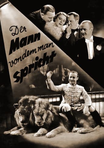 Poster for The Man Who is Talked About