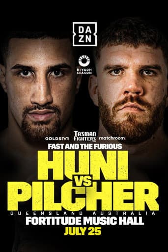 Poster for Justis Huni vs. Troy Pilcher