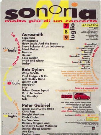 Poster for Whitesnake in Concert - Sonoria Festival at Acquatica Park