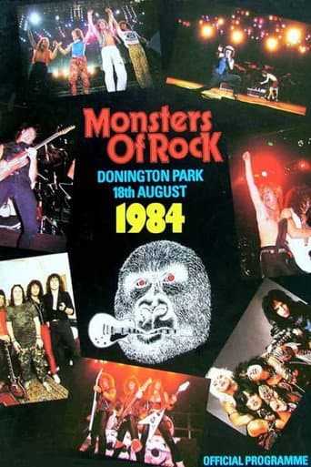 Poster for Van Halen Live at Monsters of Rock, Donington Park 1984
