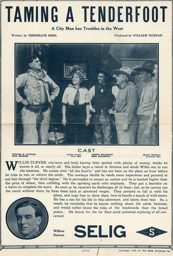 Poster for Taming a Tenderfoot