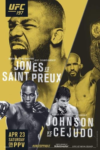 Poster for UFC 197: Jones vs. Saint Preux