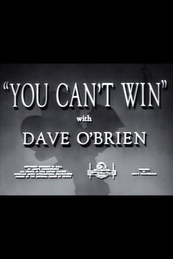 Poster for You Can't Win
