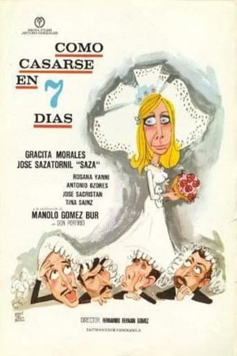 Poster for Cómo casarse en siete días