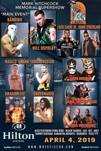 Poster for WrestleCon Mark Hitchcock Memorial SuperShow 2019