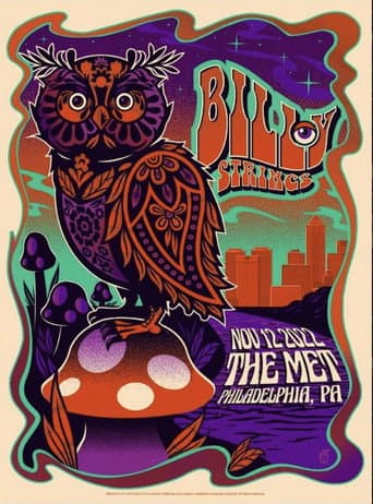 Poster for Billy Strings | 2022.11.12 — The Met - Philadelphia, PA
