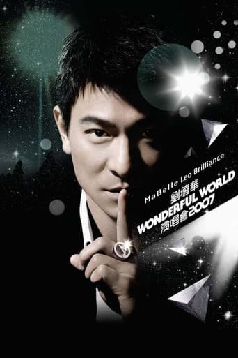 Poster for Andy Lau Wonderful World Concert Tour Shanghai 2008