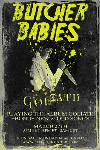 Poster for Goliath - Live Streaming Event by Butcher Babies
