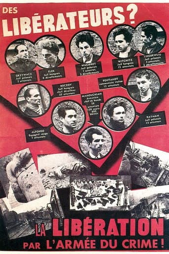 Poster for Les Résistants de l'Affiche Rouge