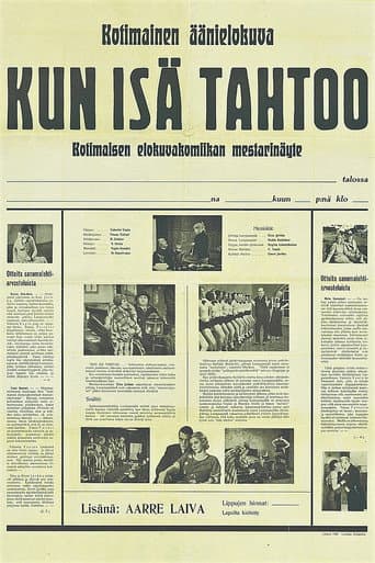 Poster for Kun isä tahtoo…