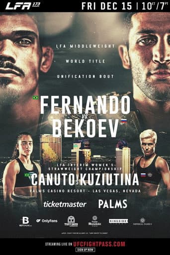 Poster for LFA 173: Fernando vs. Bekoev