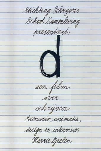 Poster for D; Een film over schrijven