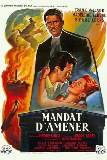 Poster for Mandat d'amener